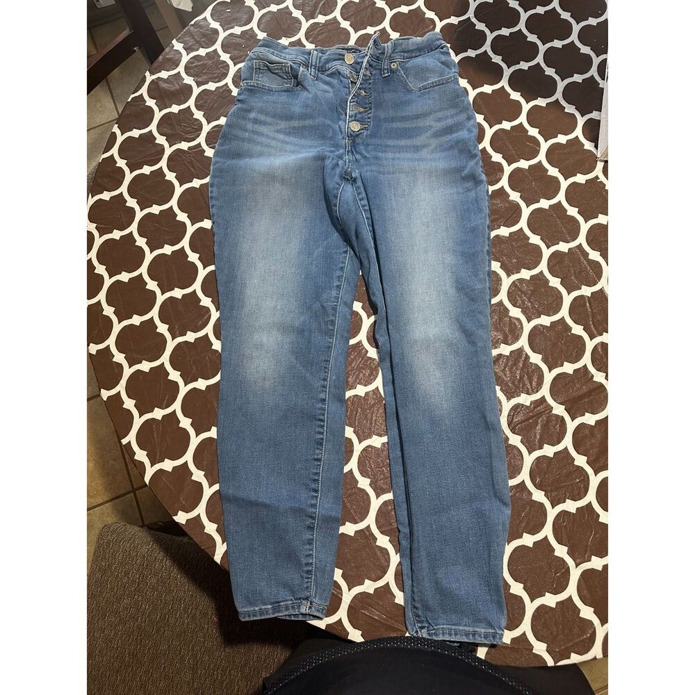 Lucky Brand Bridgette High Rise Skinny Ankle Jeans Button Fly Womens Size 8 29